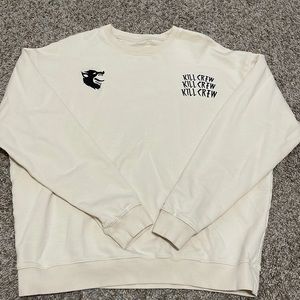 Oversized Kill crew Crewneck